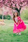 Cinderella-Roze prinsessenjurk-92,98,104,110,116,122,128,134