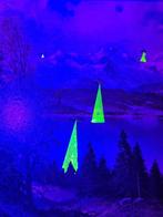 Timo Wedell (1994) - Fluo Ufo Invasion II x Old Like Banksy, Antiek en Kunst