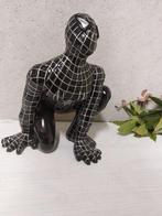 Beeld, spiderman in original color black - 35 cm - polyresin