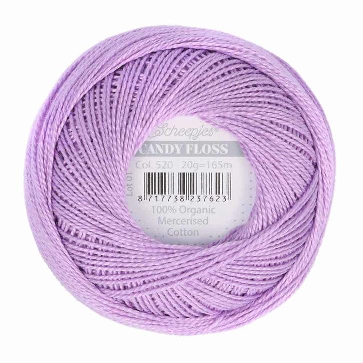 Scheepjes Candy Floss - 520 Lavender, Hobby en Vrije tijd, Breien en Haken, Nieuw, Verzenden