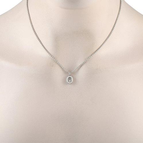 Chopard - Ketting met hanger - 18 karaat Witgoud, Gelukkige, Sieraden, Tassen en Uiterlijk, Antieke sieraden
