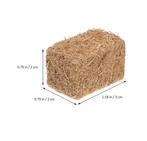 Set van 4 Mini Hooibalen – Houten Boerderij Decoratie, Verzenden