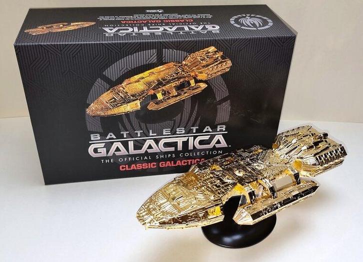Eaglemoss model - Scifi Battlestar Galactica Verguld BGSU..., Verzamelen, Speelgoed, Verzenden