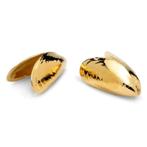 Anovi Zeeuws Mosselbestek in Verguld Goud – Luxe Tafelacc., Ophalen of Verzenden, Nieuw, Zilver, Bestekset