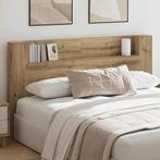 vidaXL Hoofdeinde kas artisanaal eikenkleurig 180 x 17 x, Verzenden, Nieuw, Bruin, Hout