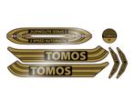 Sticker Tomos 2-Speed Automatic SP goud / zwart set Golden, Ophalen of Verzenden, Nieuw