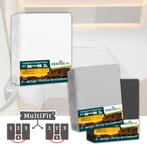 Textielpakket  4 delig met midden matras -2 hoeslakenset(4, Eenpersoons, Verzenden, Nieuw, Wit