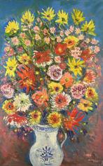 Micheline Masse (1932-2017) - Bouquet de fleurs dans un