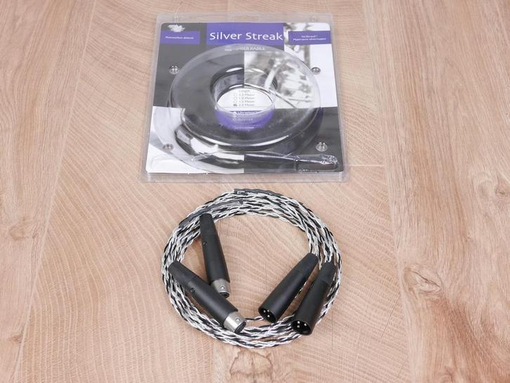 Kimber Kable Silver Streak audio interconnects XLR 2,0 metre, Audio, Tv en Foto, Audiokabels en Televisiekabels, Overige kabels