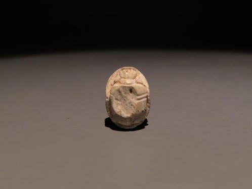 Oud-Egyptisch Faience Scarabee. Late Periode, 664 - 332, Verzamelen, Mineralen en Fossielen