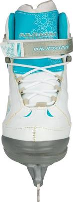Nijdam Kunstschaats Dames - Softboot - Wit/Blauw/Zilver - 36, Verzenden, Nieuw