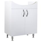 Onderkast BWS Aleco 80 cm met Poten Wit, Ophalen of Verzenden, Nieuw, Bad