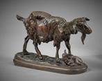 Emmanuel Fremiet (1824-1910) - sculptuur, Groupe en bronze,, Antiek en Kunst, Antiek | Keramiek en Aardewerk