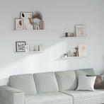 vidaXL Wandplank met plank 4 pcs Wit Marmer 80 x 9 x 3 cm, Huis en Inrichting, Verzenden, Nieuw