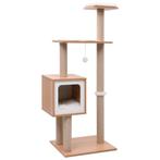 vidaXL Kattenkrabpaal met sisal krabmat 123 cm, Dieren en Toebehoren, Katten-accessoires, Verzenden, Nieuw