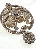 Hanger - 18 karaat Geel goud - 15.80ct. tw. Diamant, Sieraden, Tassen en Uiterlijk, Antieke sieraden