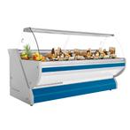 GGM Gastro | Koelvitrine - 3000mm - met verlichting - Blauw, Verzenden