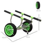 TRUUSK SPORTNOW Kajakkar Kano Kar Verstelbare Bootkar Surfka, Watersport en Boten, Verzenden, Nieuw