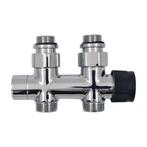 Thermrad Veraline H-blok 1/2 recht verchroomd, Verzenden, Nieuw