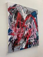 Jim Nagoya (1959) - Red Curves, Antiek en Kunst, Kunst | Schilderijen | Modern