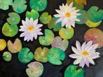 Amita Dand - 3 Water Lilies, Antiek en Kunst, Kunst | Schilderijen | Modern