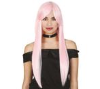 Roze Pruik Lang Haar, Nieuw, Verzenden