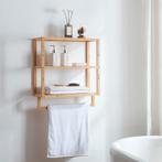 [en.casa] Handdoekrek Östra voor wandmontage 58,5x52x21 cm b, Verzenden, Nieuw