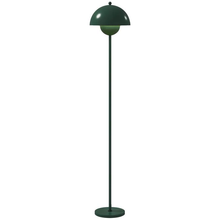 TRUUSK Staande Lamp Woonkamer - Ronde Kap - Reflecterend Lic, Huis en Inrichting, Lampen | Vloerlampen, Nieuw, Verzenden