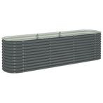 Extra Grote Plantenbak Grijs 320x80x81 | OP = OP!, Tuin en Terras, 100 cm of meer, Nieuw, Ophalen of Verzenden, Metaal