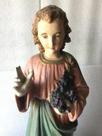 sculptuur, Jesus Hominum Salvator - 61 cm - Gips, Antiek en Kunst, Antiek | Boeken en Bijbels