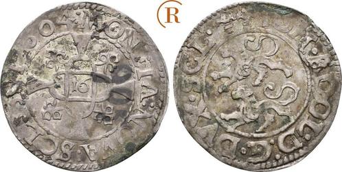 1/16 taler, daalder 1604 Schleswig Holstein Gottorp: Joha..., Postzegels en Munten, Munten | Europa | Niet-Euromunten, Verzenden