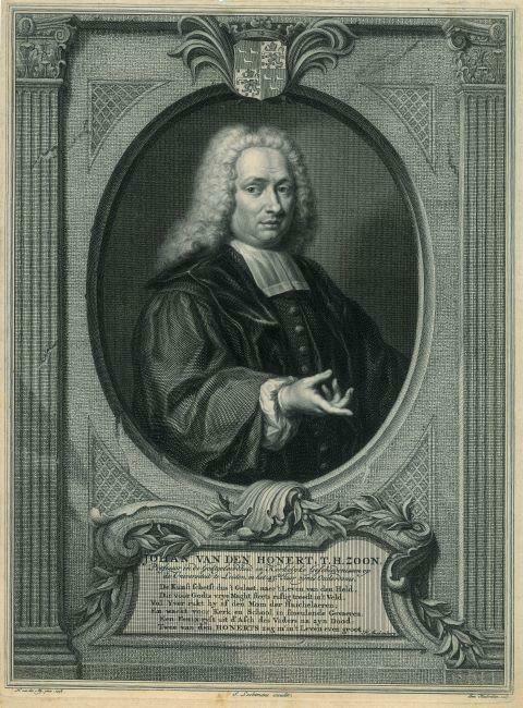 Portret van Johan van den Honert, Antiek en Kunst, Kunst | Etsen en Gravures