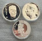 België. 1994 Een reeks van 3 zilveren munten (Zonder