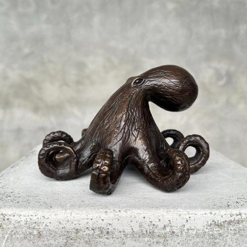 Beeld, No Reserve Price - A Octopus Sculpture in Bronze - 11, Antiek en Kunst, Kunst | Designobjecten