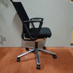 Tweedehands klober vergaderstoel zwart op wielen, Huis en Inrichting, Stoelen, Gebruikt, Zwart, Ophalen of Verzenden, Eén
