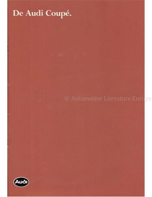 1983 AUDI COUPE BROCHURE NEDERLANDS, Boeken, Auto's | Folders en Tijdschriften, Audi