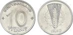 10 Pfennig 1950 A Duitsland Ddr onedel
