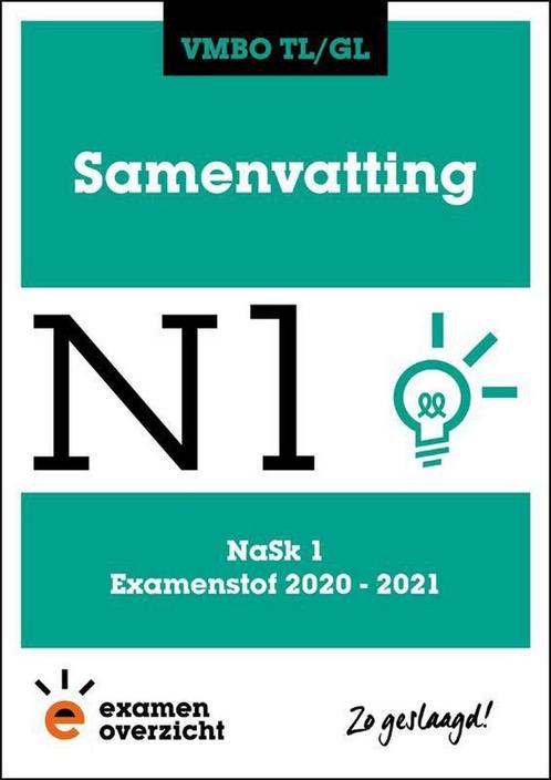 ExamenOverzicht - Samenvatting NaSk 1 VMBO TL/GL, Boeken, Schoolboeken, Gelezen, Verzenden