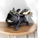 sculptuur, Bulldog francese con occhiali - 19.5 cm - Hars