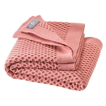 Disana - wollen (wikkel)deken honingraat (soft pink 80 x 100 beschikbaar voor biedingen