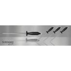 Eikaso Solingen Ronde Aanzetstaal 29 cm - RVS - Zwart Han..., Ophalen of Verzenden, Nieuw