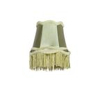 Stoffen klemkap groen 12/8,5/15 - Granny, Huis en Inrichting, Lampen | Lampenkappen, Rond, Nieuw, Groen, Retro