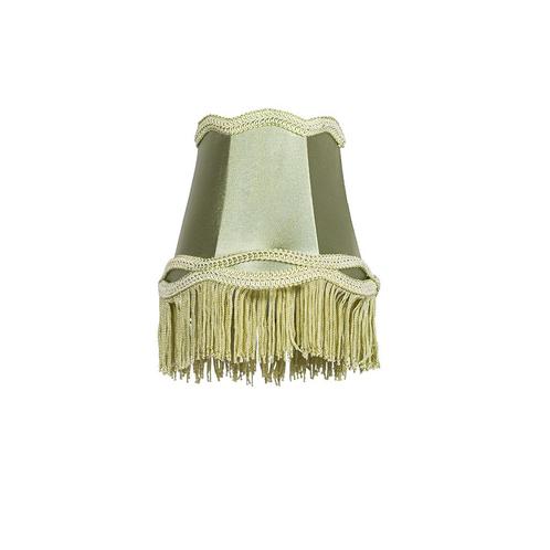 Stoffen klemkap groen 12/8,5/15 - Granny, Huis en Inrichting, Lampen | Lampenkappen, Minder dan 25 cm, Rond, Groen, Nieuw