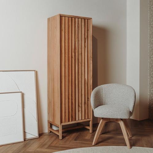 *WOONWINKEL* Tower Living Crotone Smalle Kast Van Acacia Hou, Huis en Inrichting, Kasten | Wandmeubels, Nieuw, Verzenden