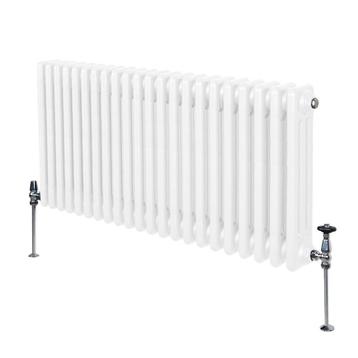 Traditionele 3 Kolom Radiator - 600 x 1012mm - Wit beschikbaar voor biedingen