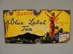 Bushells blue label tea emaille bord - Reclamebord - Emaille, Antiek en Kunst