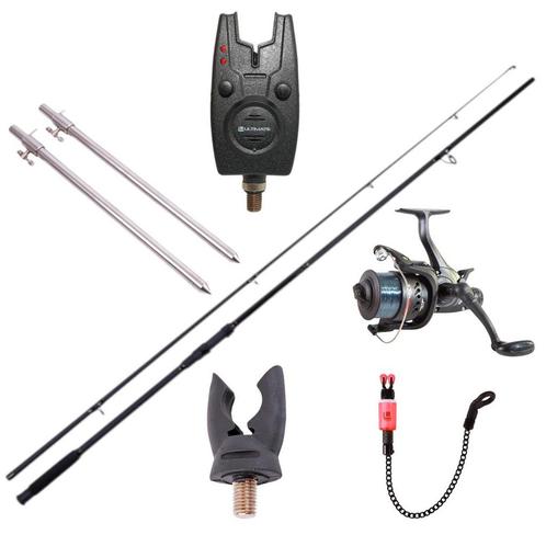 Ultimate Carp Stalker One Rod Set 2,40m (2lb), Watersport en Boten, Hengelsport | Algemeen, Nieuw, Verzenden