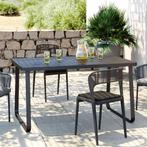 *WOONWINKEL* Kare Design Santos Tuintafel 4-persoons Zwart, Tuin en Terras, Tuinsets en Loungesets, Verzenden, Nieuw