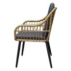 Showroommodel Hawai dining tuinstoel bruin ( set van 6, Tuin en Terras, Tuinsets en Loungesets, Ophalen of Verzenden, Nieuw