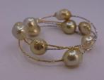 Armband - 18 karaat Geel goud, Witgoud, Gouden Zuidzeeparels, Nieuw